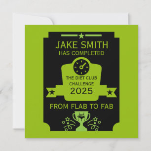 Carte Félicitations pour la perte de poids