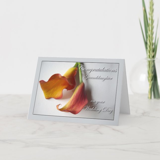 Carte Félicitations pour la petite-fille, le jour du mar (Devant)