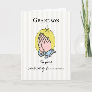 Carte Félicitations pour la première communion de votre