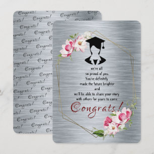 Carte Félicitations pour la remise des diplômes