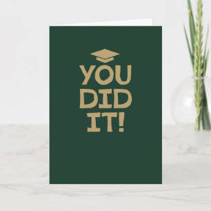 Carte Félicitations pour la remise des diplômes vous ave