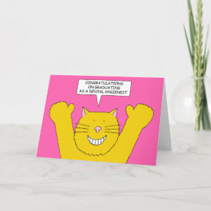 Carte Félicitations pour le diplôme d'hygiéniste dentair