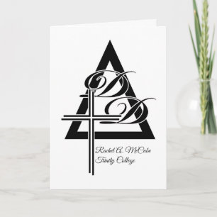 Carte Félicitations pour le doctorat de Divinité