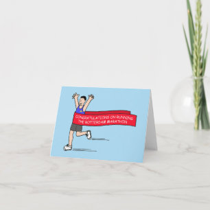 Carte Félicitations pour le Marathon de Rotterdam