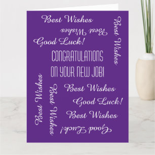 Carte Félicitations pour le nouvel emploi de tous, JUMBO