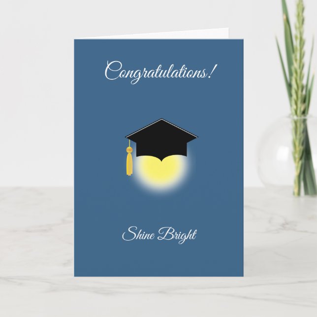 Carte Félicitations pour le prix de remise de diplôme bl (Devant)