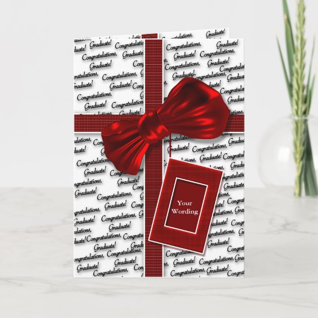 Carte Félicitations pour les diplômes masculins et fémin (Devant)