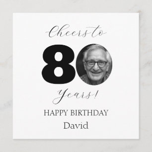 Carte Félicitations pour un anniversaire marquant avec u