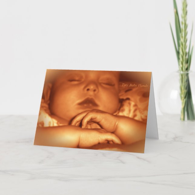 Carte Félicitations pour un nouveau bébé (Devant)