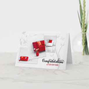 Carte Félicitations pour une nouvelle maison par un agen