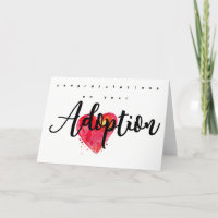 Félicitations pour votre adoption