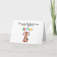 Félicitations pour votre adoption