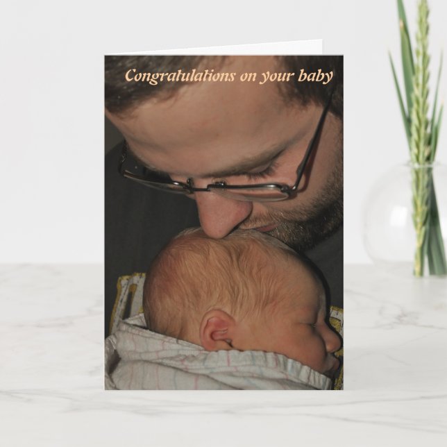 Carte Félicitations pour votre bébé (Devant)