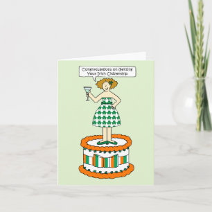 Carte Félicitations pour votre citoyenneté irlandaise