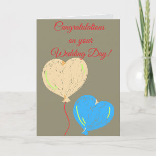 Carte Félicitations pour votre jour de mariage