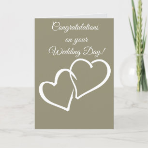 Carte Félicitations pour votre jour de mariage