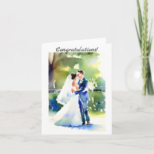 Carte Félicitations pour votre jour de mariage
