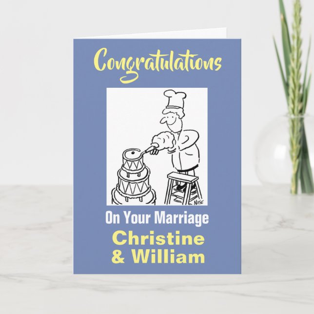 Carte Félicitations pour votre mariage (Devant)