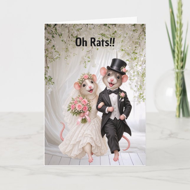 Carte Félicitations pour votre mariage (Devant)