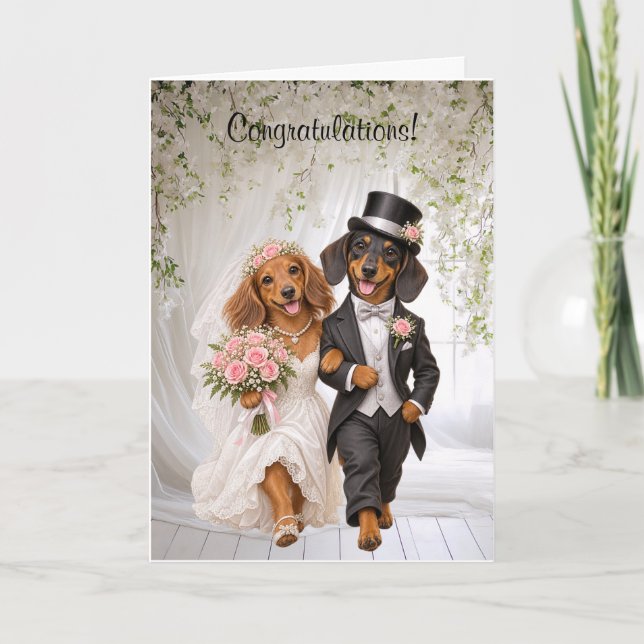 Carte Félicitations pour votre mariage (Devant)