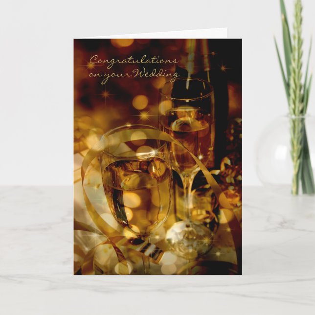 Carte Félicitations pour votre Mariage de mariage (Devant)