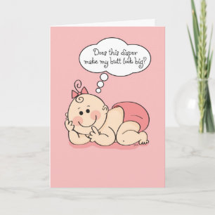 Carte Félicitations pour votre nouveau bébé Diva