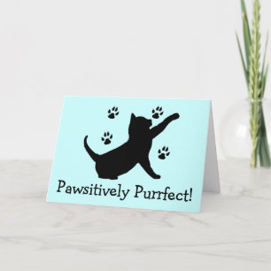Carte Félicitations pour votre nouveau chaton avec des E