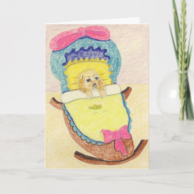 Carte Félicitations Pour Votre Nouveau Chiot (Devant)