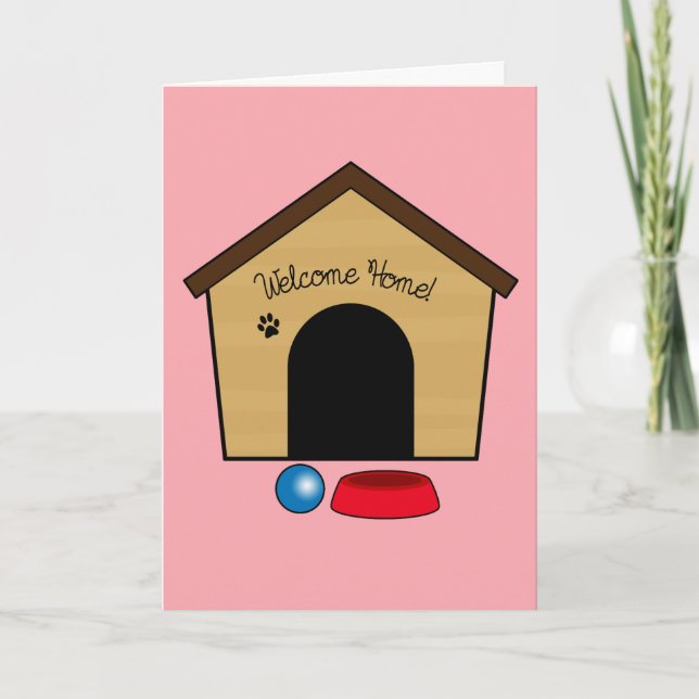 Carte Félicitations pour votre nouveau chiot avec Dog Ho (Devant)