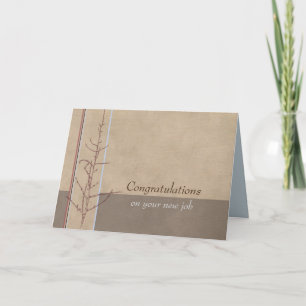 Carte Félicitations Pour Votre Nouveau Travail