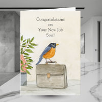 Félicitations pour votre nouveau travail Robin