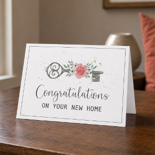 Carte Félicitations pour votre nouvelle maison