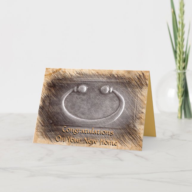 Carte Félicitations Pour Votre Nouvelle Maison 2 (Devant)