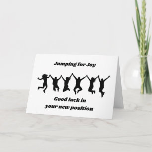 CARTE FÉLICITATIONS POUR VOTRE "NOUVELLE POSITION" 