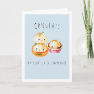 Carte Félicitations pour votre petite boulette   Nouveau