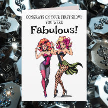 Félicitations pour votre premier spectacle de drag