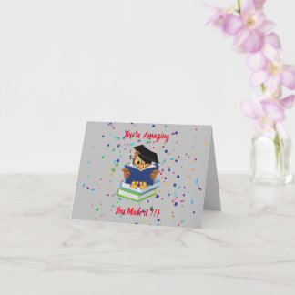 Carte félicitations pour votre remise de diplômes