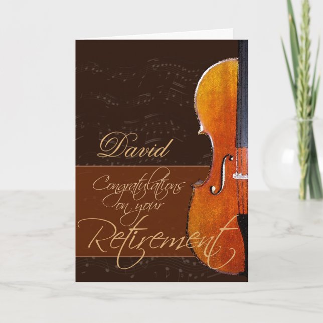 Carte Félicitations pour votre retraite (Devant)