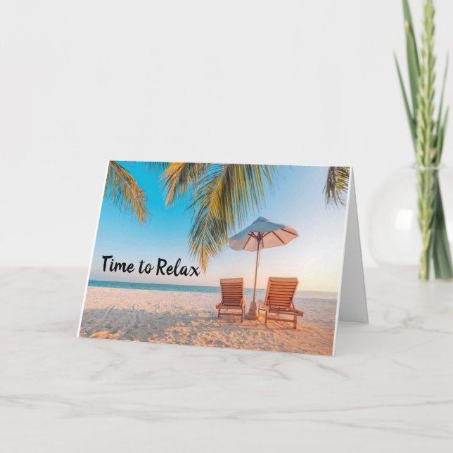 CARTE FÉLICITATIONS POUR VOTRE ***RETRAITE*** (Devant)