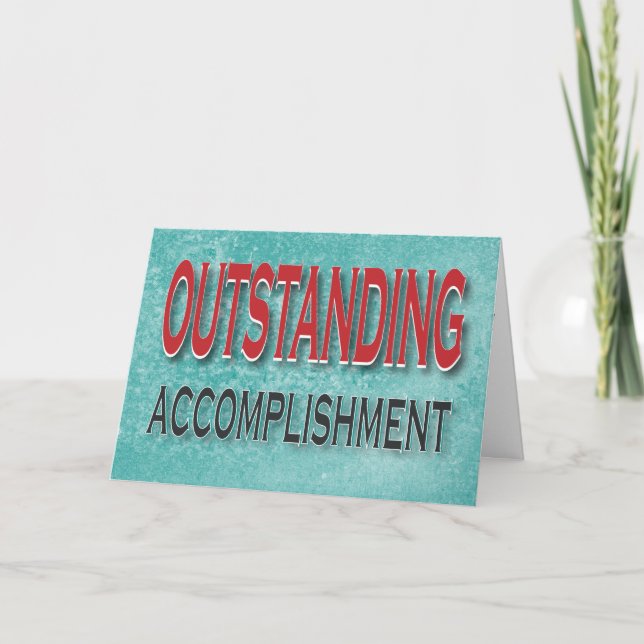 Carte Félicitations Promotion des diplômes Nouveau emplo (Devant)