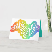 Félicitations Rainbow Quirky Font
