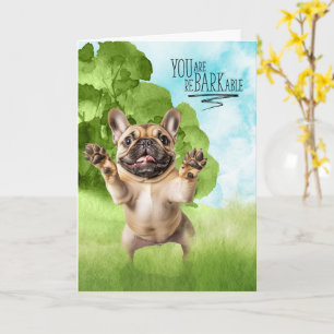 Carte Félicitations reBARKable Tan Bouledogue Français