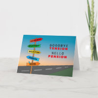 Félicitations Retraite SignesAdieu Tension