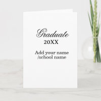 Félicitations simples de remise de diplôme minimal