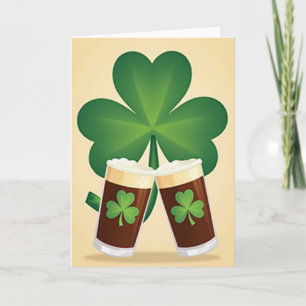 Carte Félicitations Stout Irlandais