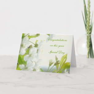 Carte Félicitations, sur ceci votre, ...