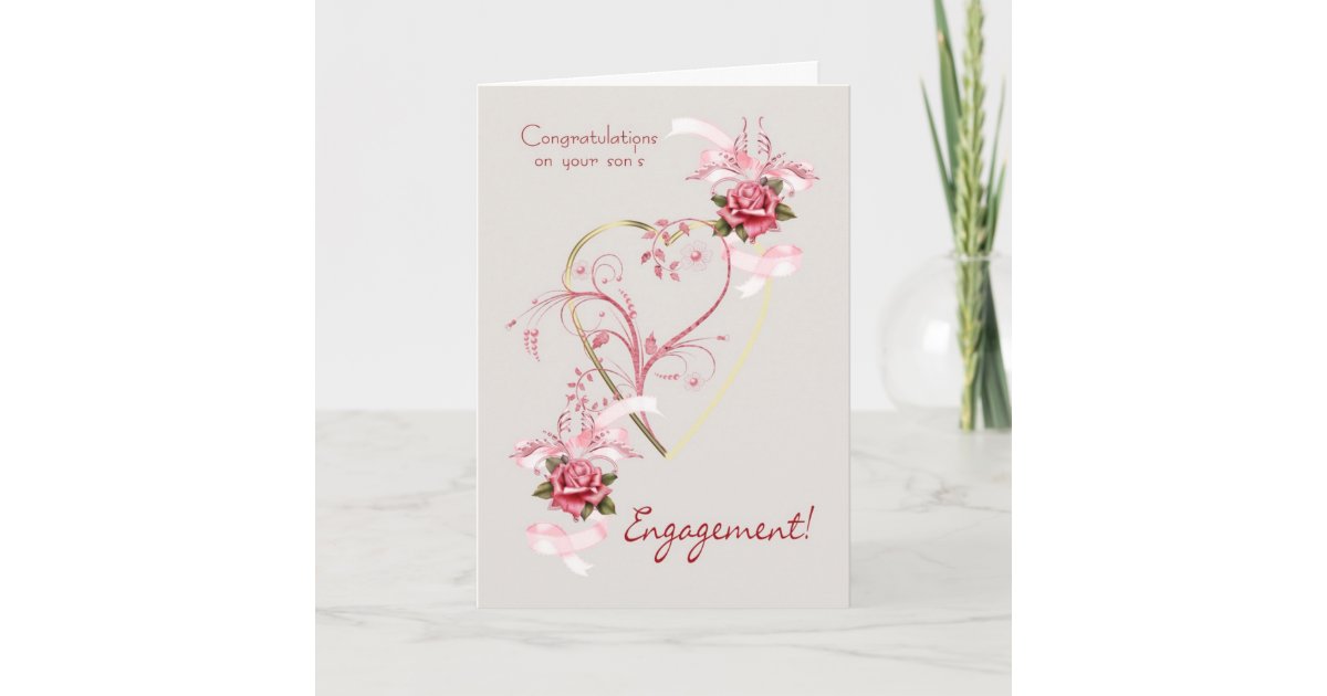 Carte Felicitations Sur Les Roses Du Fiancailles De Zazzle Fr Carte Felicitations Sur Les Roses Du Fiancailles De Zazzle Fr