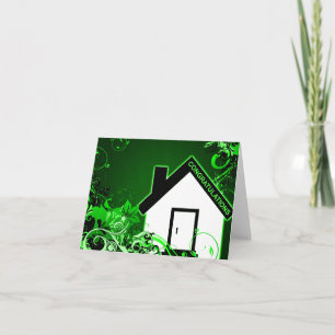 Carte félicitations sur votre nouvelle maison : maison