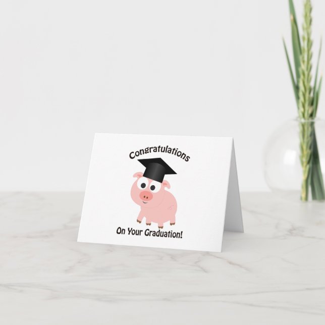 Carte Félicitations sur votre obtention du diplôme ! (Devant)
