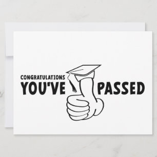 Carte Félicitations, vous avez réussi, vous êtes diplômé